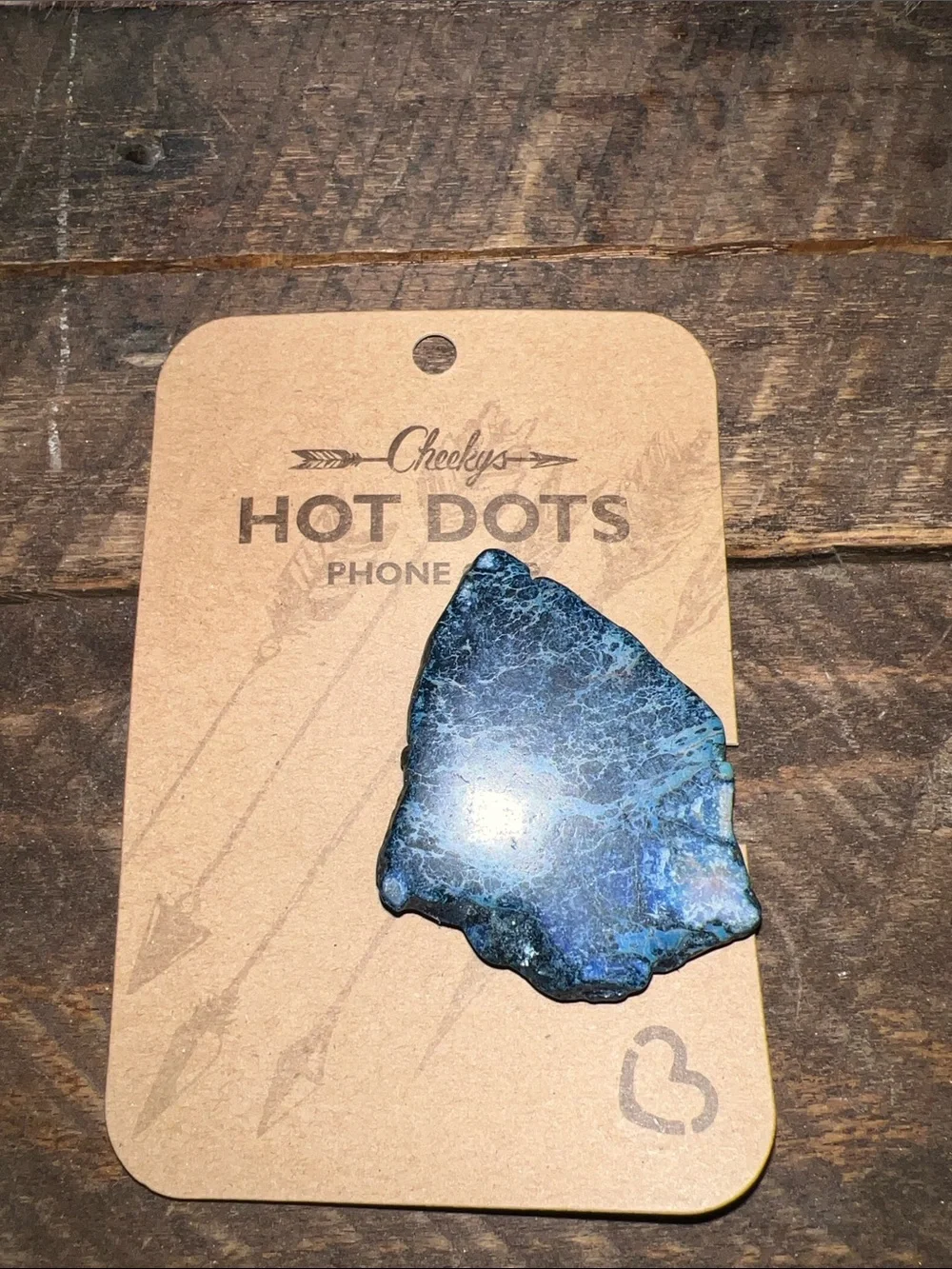 Hot Dots Phone Grip in Blue